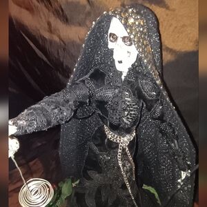 Santa Muerte Statue Handmade Doll